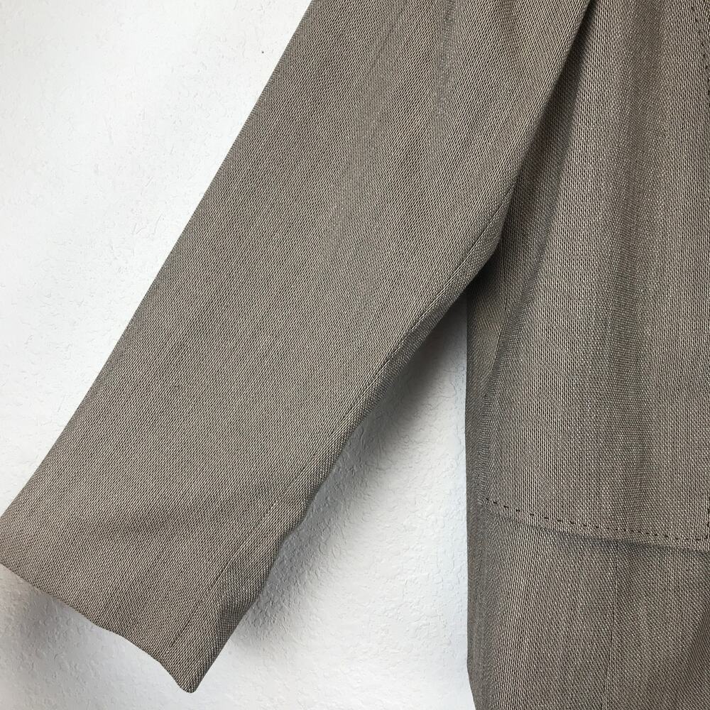 Lafayette 148 Lightweight Virgin Wool Blend Single Button Summer Blazer Jacket - Picture 6 of 16